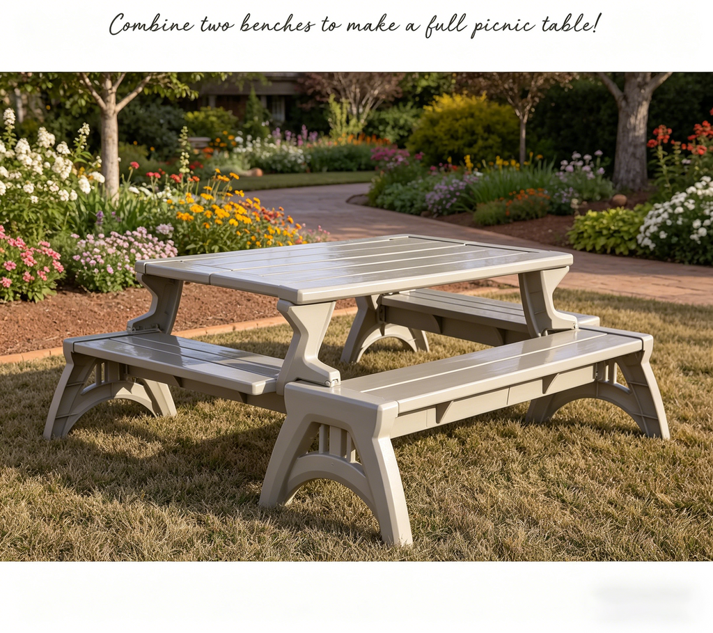 Convert-a-Bench Gen II XL Designer Series Bench-to-Table,Buy 1 get 1 free